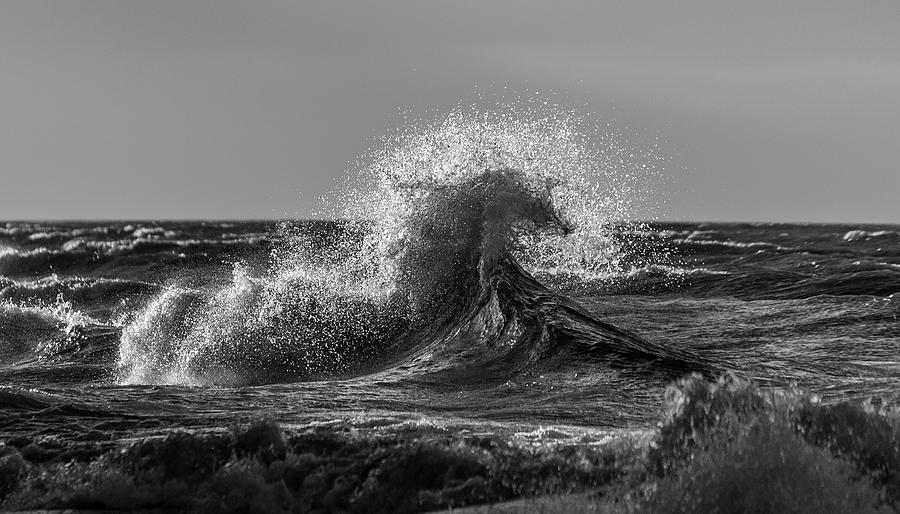 Lake Erie Waves #3 Photograph by Dave Niedbala