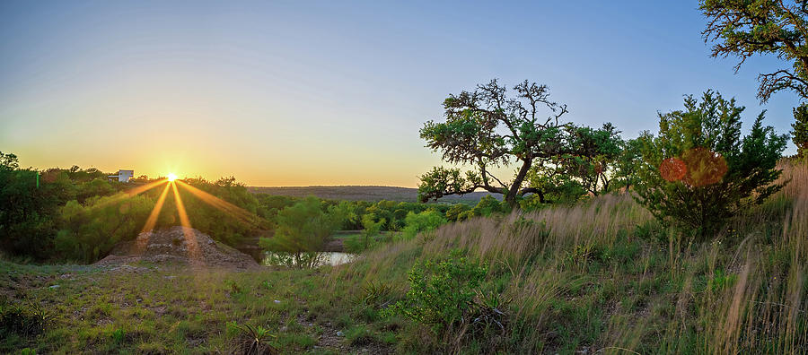 Landscapes Around Willow City Loop Texas At Sunset #3 Photograph by Alex Grichenko