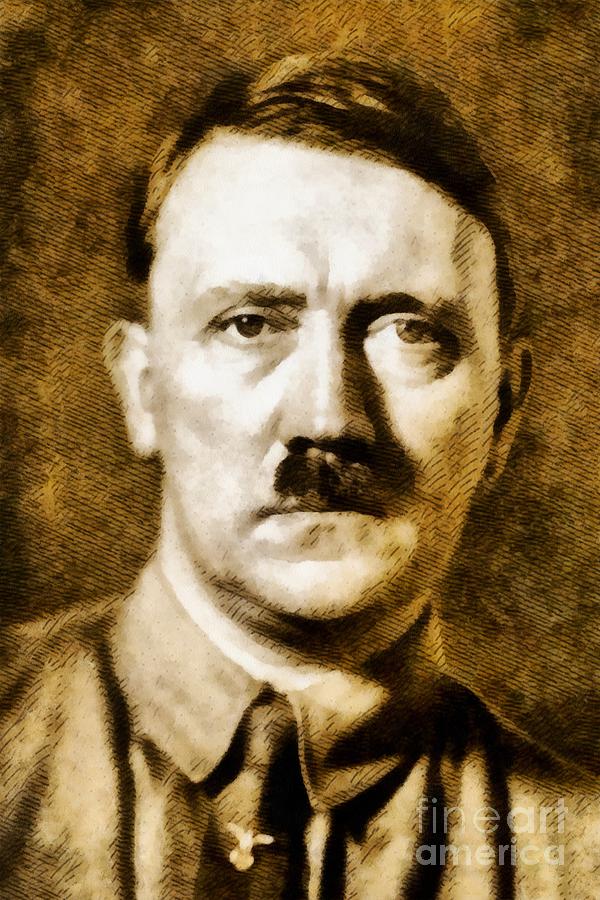 Leaders Of Wwii - Adolf Hitler Painting by John Springfield