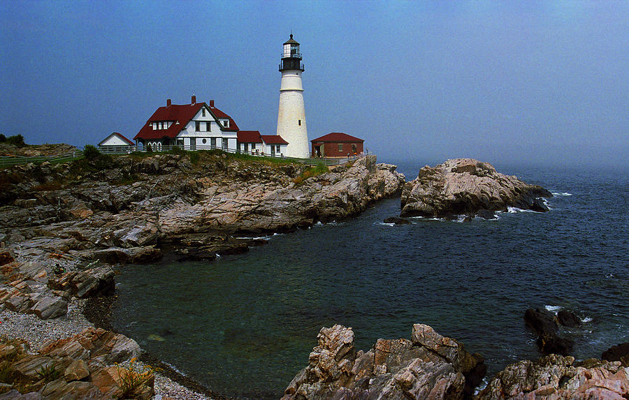 Lighthouse - Portland Head Maine 5 Photograph by Frank Romeo