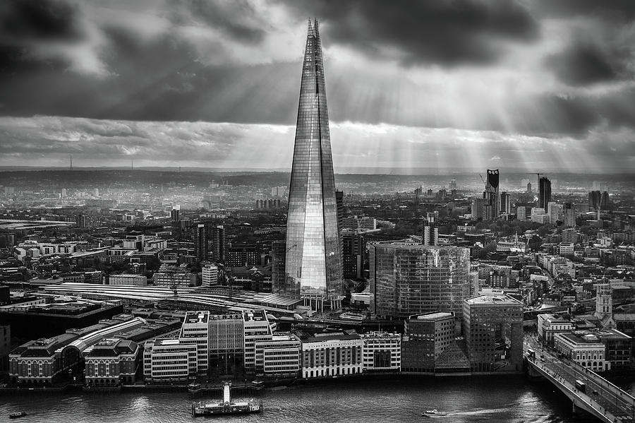 London Photograph -  London from the Sky Garden #3 by Ian Hufton