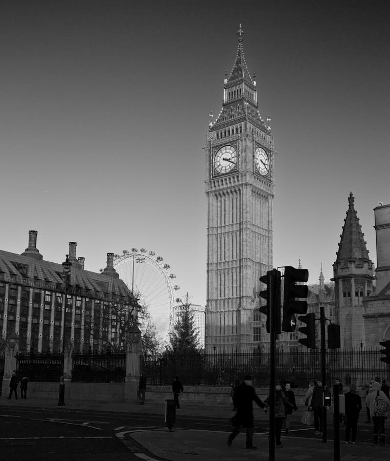 Westminster Photograph - London  Skyline Big Ben #3 by David French