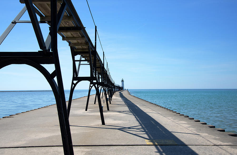 Long Pier #3 Photograph by Linda Kerkau