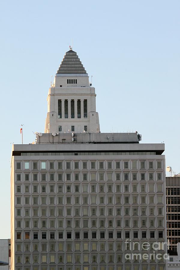 Los Angeles City Hall #3 Photograph by Henrik Lehnerer