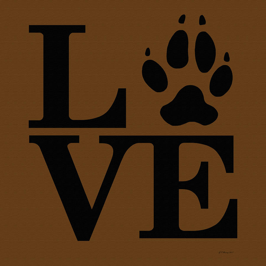 Love Claw Paw Sign #3 Digital Art by Gregory Murray