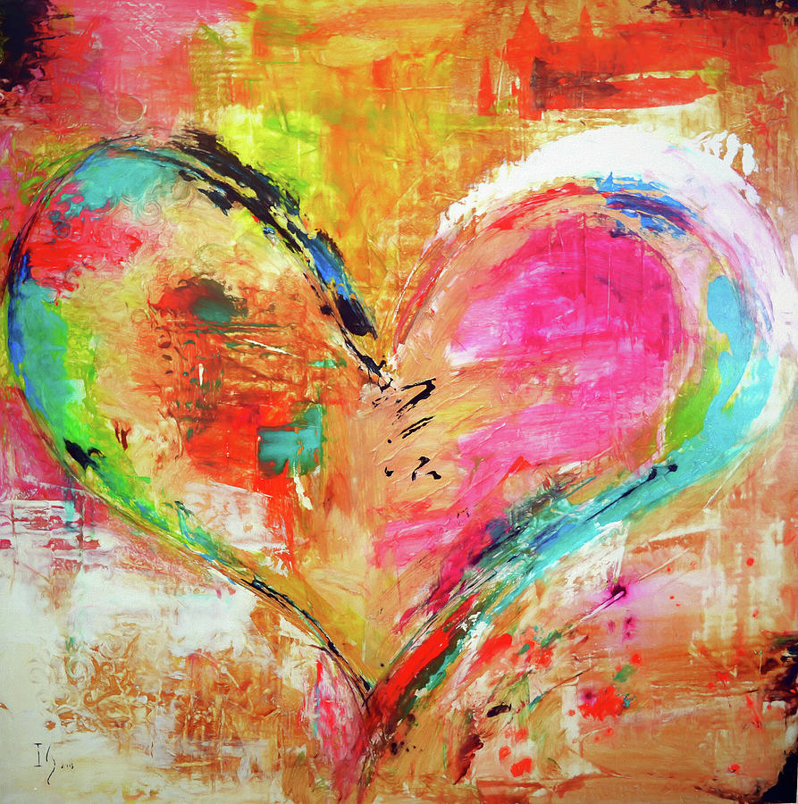 Love is Divine #5 Painting by Ivan Guaderrama