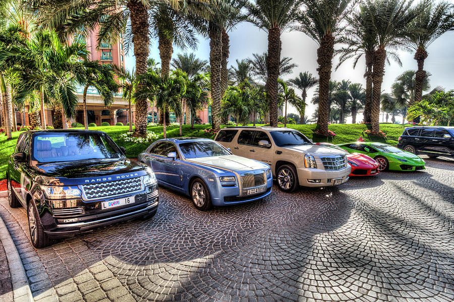 Land Rover Photograph - Luxury Cars Dubai #3 by David Pyatt