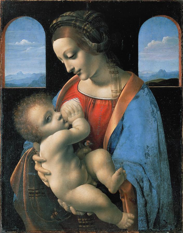 Madonna Litta #3 Painting by Leonardo Da Vinci