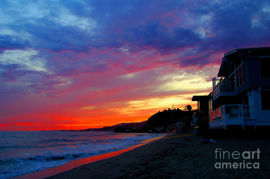 Malibu Sunset #3 Photograph by Marc Bittan