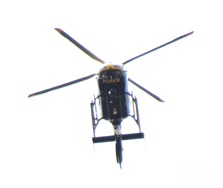 Manchester Police Helicopter - UK #3 Photograph by Doc Braham