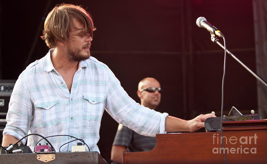 Marco Benevento with Everyone Orchestra at All Good Festival #4 Photograph by David Oppenheimer