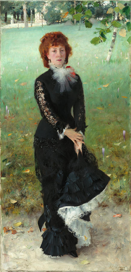 Marie Buloz Pailleron #3 Painting by John Singer Sargent