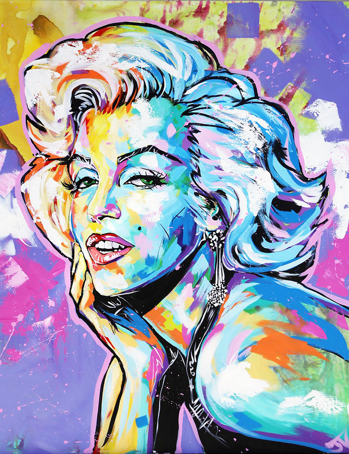 Marilyn Monroe Painting by Jay V Art - Fine Art America