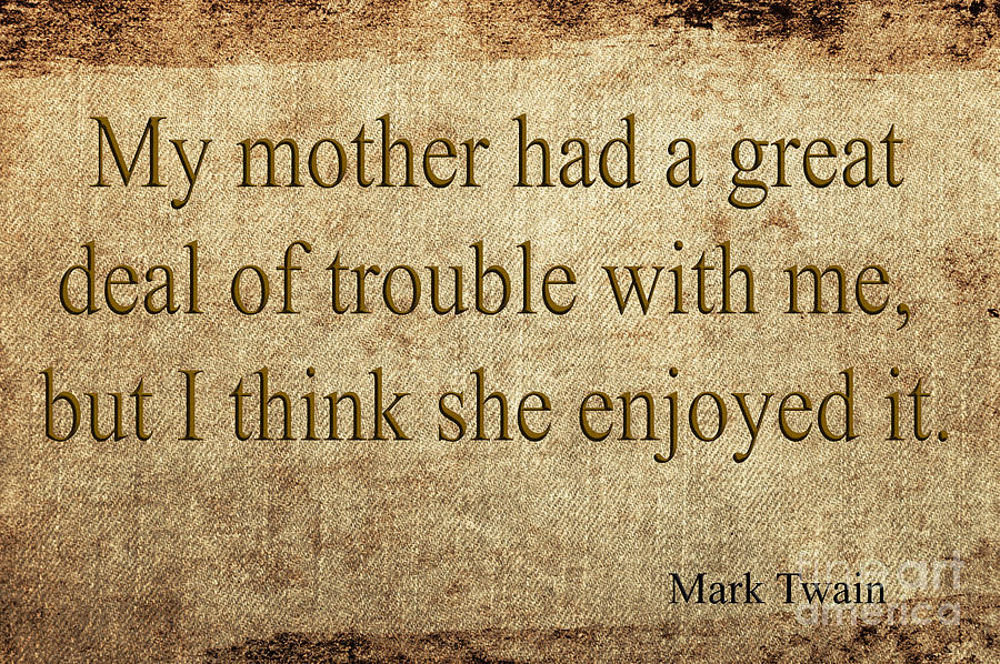 Mark Twain #3 Mixed Media by Ed Taylor