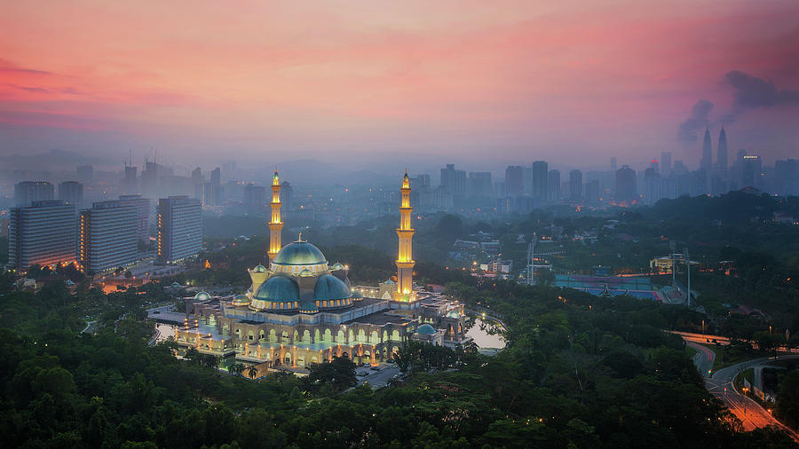 Masjid Wilayah Persekutuan  #3 Photograph by Anek Suwannaphoom