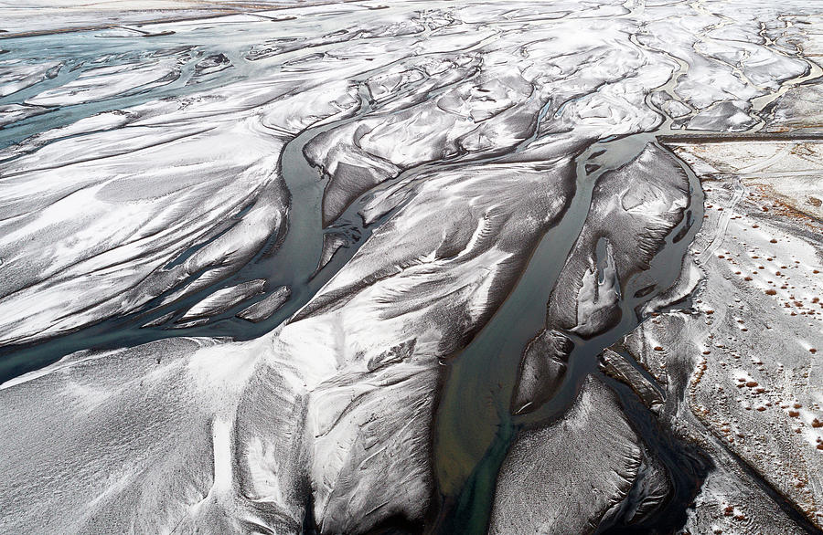 Melting ice patterns in Iceland #3 Photograph by Pradeep Raja PRINTS