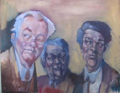 Three Men Painting - 3 Men by Kevin McKrell Three Men Painting - 3 Men by Kevin McKrell