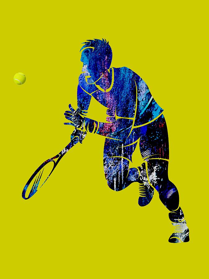 Mens Tennis Collection #3 Mixed Media by Marvin Blaine