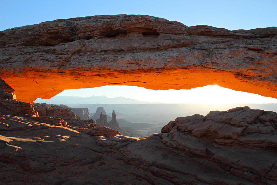 Mesa arch sunrise in Canyonlands National park #3 Photograph by Pierre Leclerc Photography