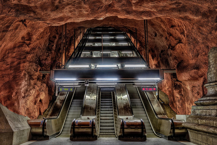 Metro Station Stockholm #3 Photograph by Joana Kruse