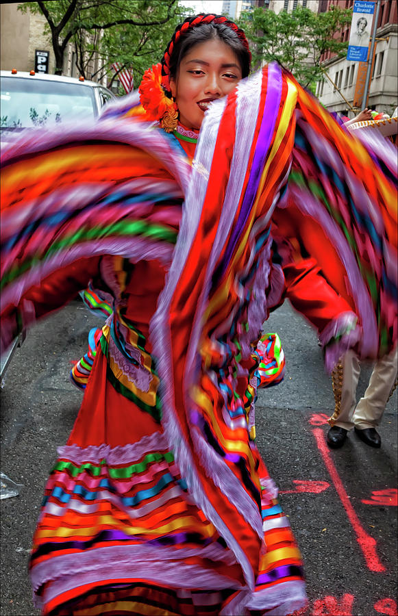 Mexican Day Parade 9_18_2016 Dancer Photograph by Robert Ullmann Fine