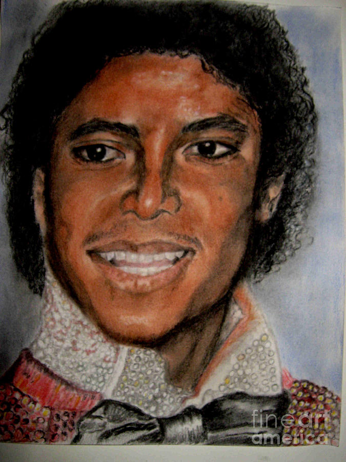 Michael Jackson #3 Drawing by Thomasina Marks