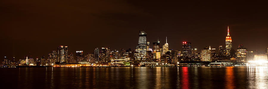 Midtown Manhattan Skyline at Night #3 Photograph by Erin Cadigan