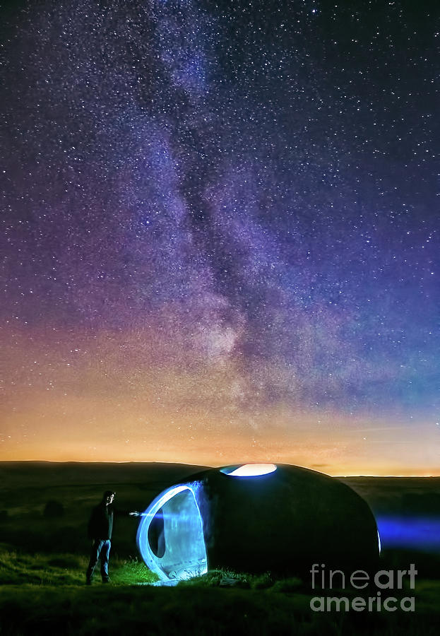 Milky Way And Atom Panopticon Photograph