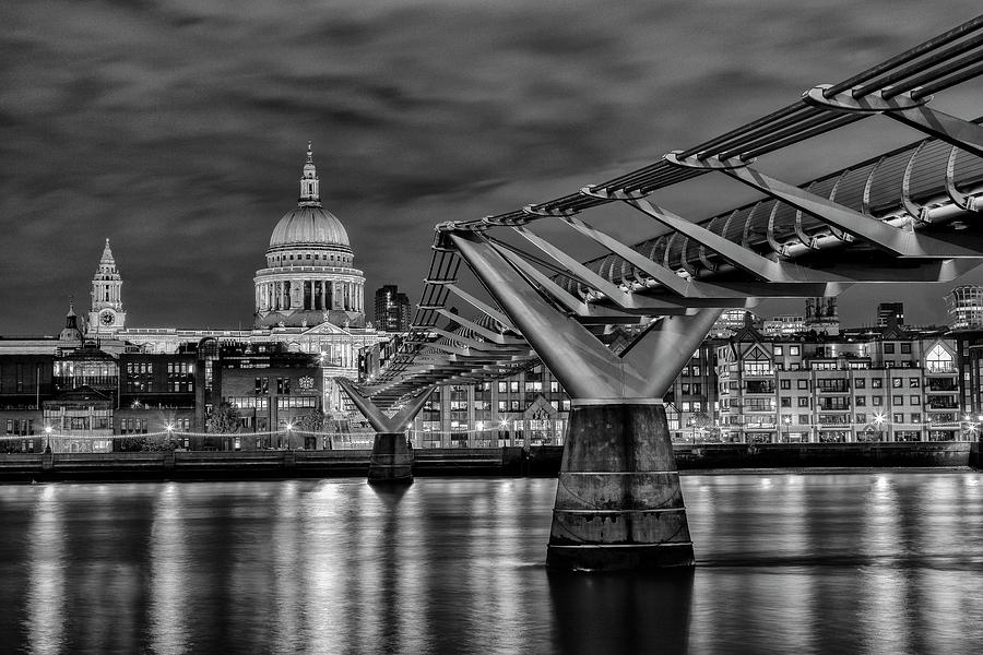Millennium Bridge - London #3 Photograph by Joana Kruse