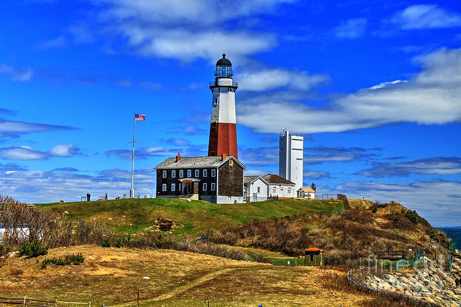 Montauk Point Lighthouse L.I.N.Y Photograph by Terry McCarrick