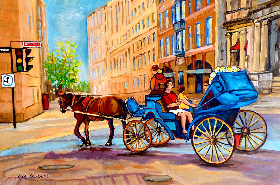 Montreal Paintings Painting by Carole Spandau - Fine Art America