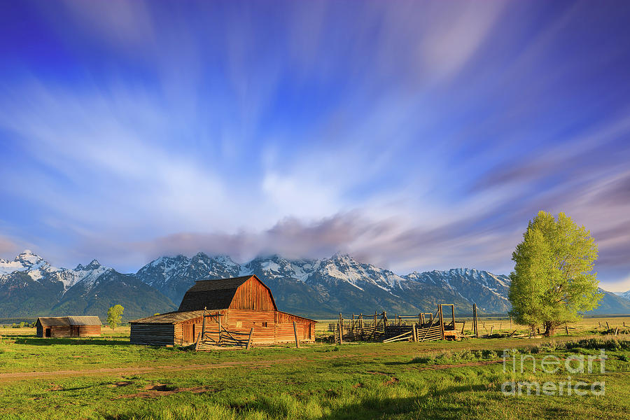 Mormon Row Barn, Grand Teton N.P #2 Photograph by Henk Meijer Photography