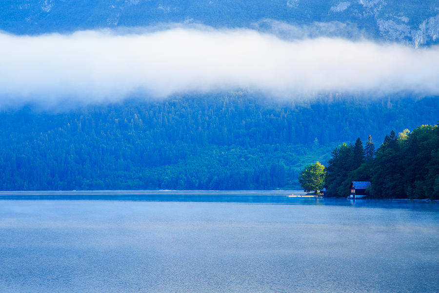 Morning at Lake Bohinj in Slovenia #3 Photograph by Ian Middleton
