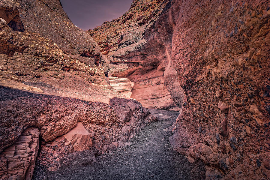 Mosaic Canyon #3 Photograph by Peter Lakomy