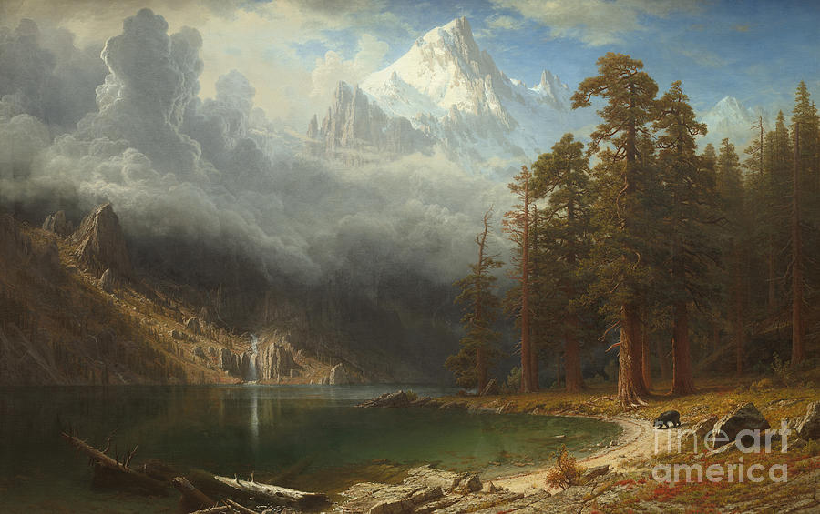 Albert Bierstadt  Painting - Mount Corcoran by Albert Bierstadt