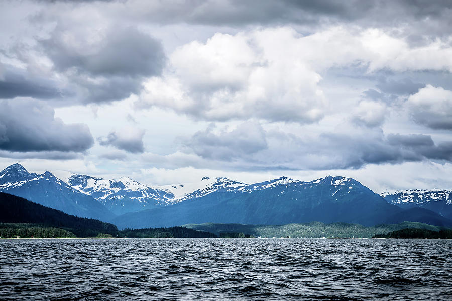 Mountain Range Scenes In June Around Juneau Alaska #3 Photograph by Alex Grichenko