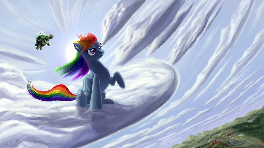 Winter Digital Art - My Little Pony Friendship is Magic #3 by Maye Loeser