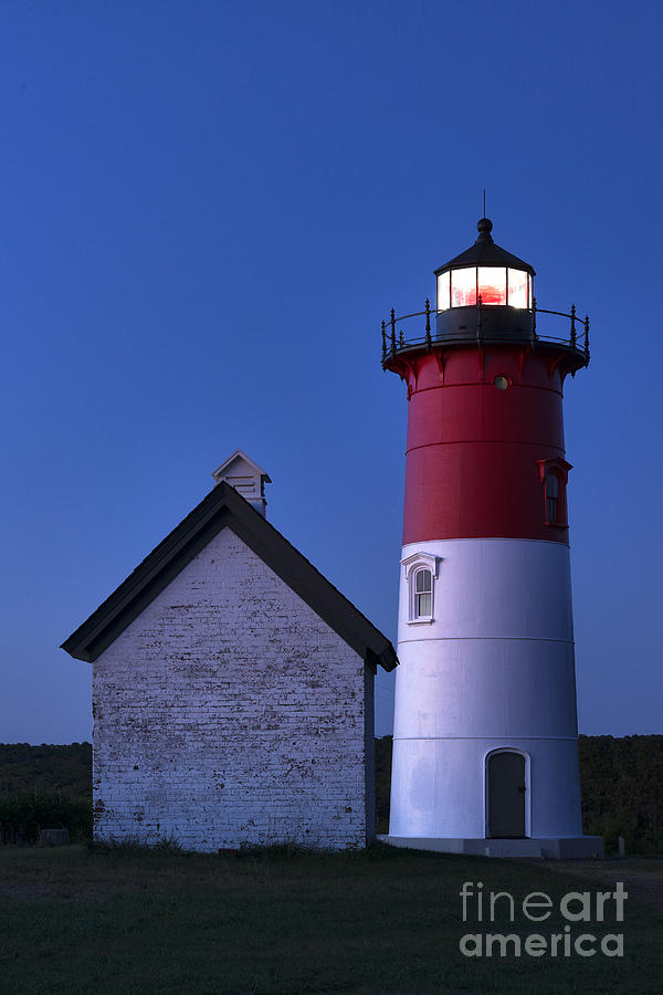 Landmark Photograph - Nauset Lighthouse Night #3 by John Greim