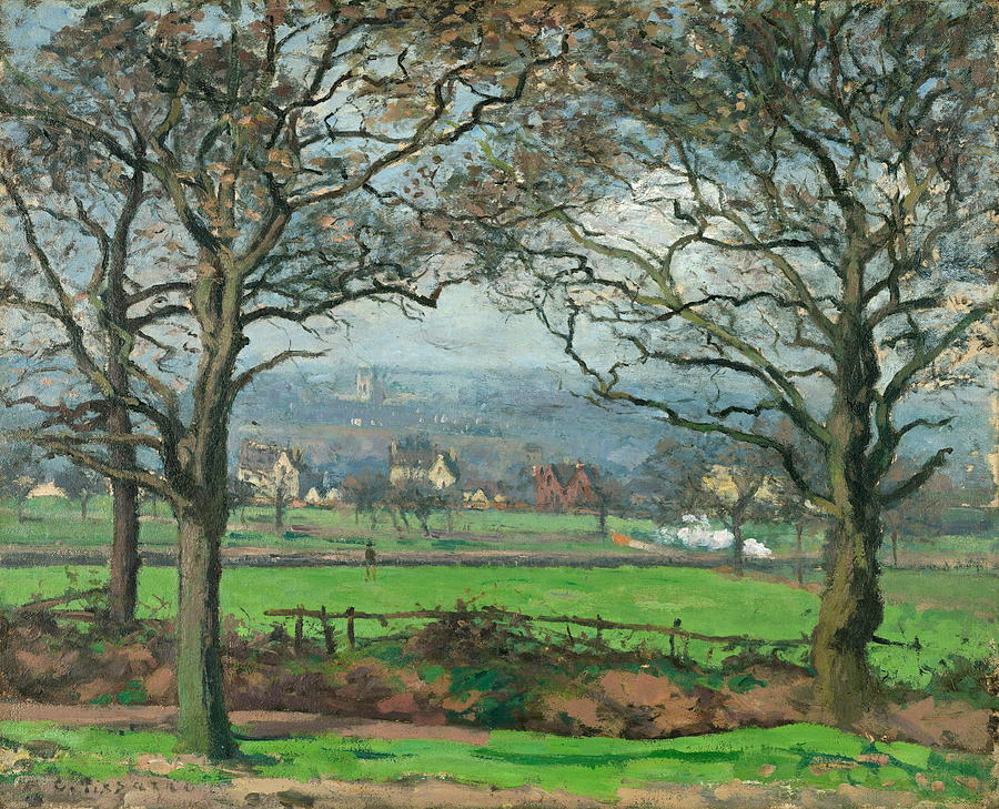 Near Sydenham Hill #4 Painting by Camille Pissarro