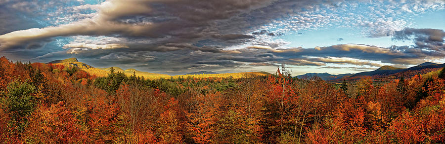 New Hampshire Fall panorama Photograph by Doolittle Photography and Art