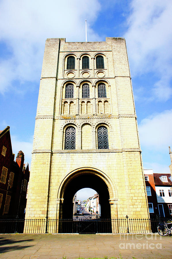 Norman tower in Bury St Edmunds #3 Photograph by Tom Gowanlock