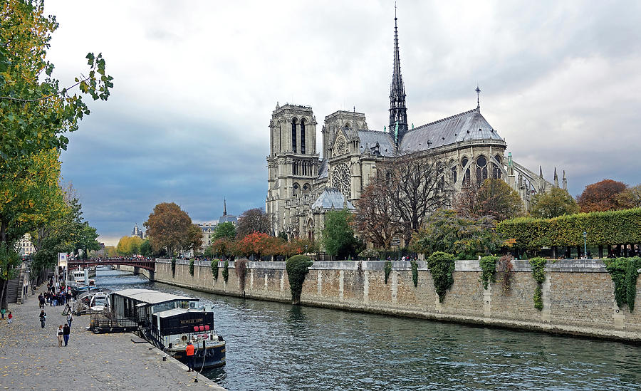 Notre Dame Cathedral In Paris, France #3 Photograph by Rick Rosenshein