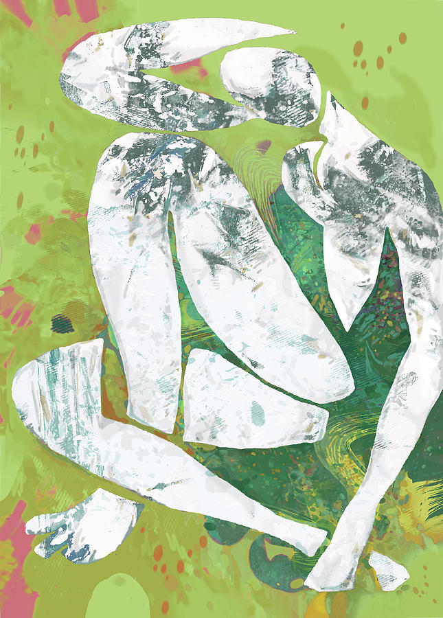 Nude Mixed Media - Nude - Pop Art Poster by Kim Wang Nude Mixed Media - Nude - Pop Art Poster by Kim Wang