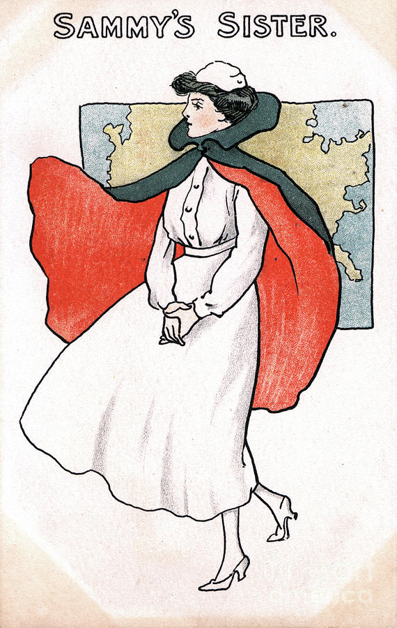 NURSE, 1918.  - to license for professional use visit GRANGER.com Drawing by Granger