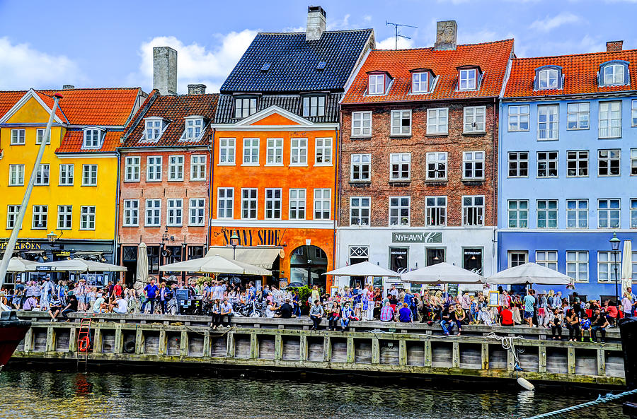 Ships Photograph - Nyhavn - Copenhagen Denmark #4 by Jon Berghoff