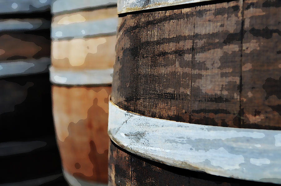 Oak Wine Barrel #3 Photograph by Brandon Bourdages
