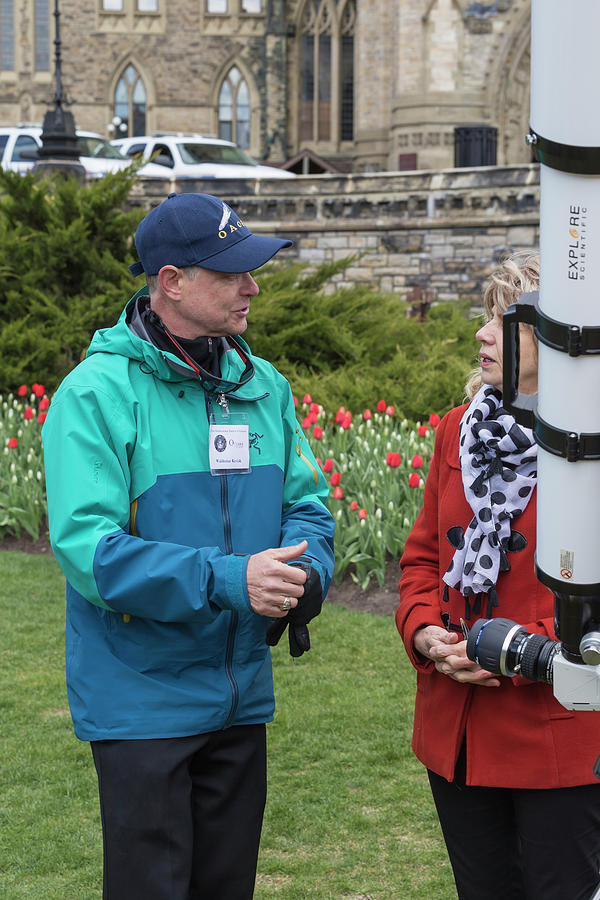 Observing the Mercury Transit #3 Photograph by Josef Pittner
