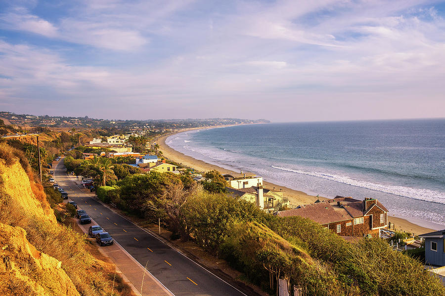 Oceanfront homes of Malibu beach in California Photograph by Miroslav ...