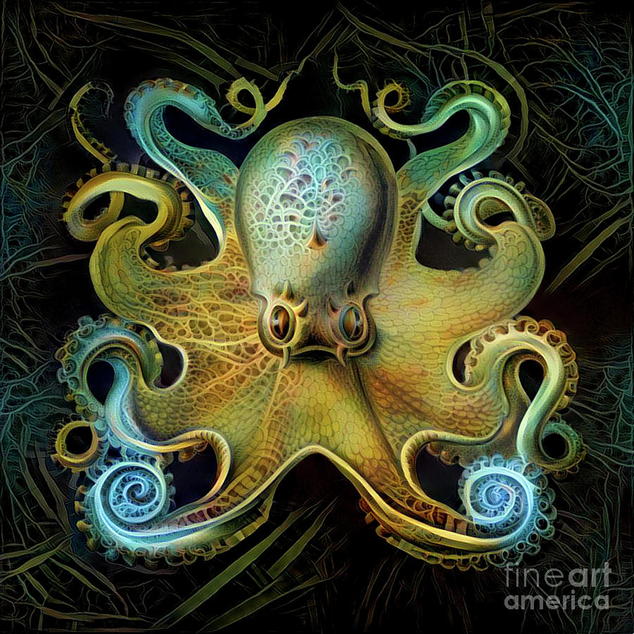 Octopus #3 Digital Art by Amy Cicconi