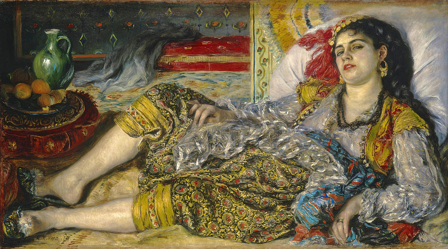 Odalisque #6 Painting by Pierre-Auguste Renoir